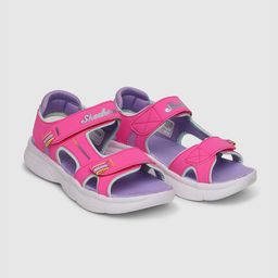 Skechers Girls FLEX SPLASH-VIBRANT MOOD Sports Sandals-image-33