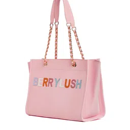 Berrylush Printed Oversized Structured Shoulder Bag image 5