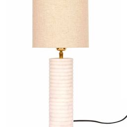 POSH-N-PLUSH White Solid Traditional Table Lamp with Shade image 2
