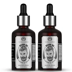 THE MAN COMPANY Set of 2 Almond & Thyme Beard Oil-17