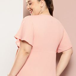 Sztori Plus-Size Flutter Sleeve Top image 4