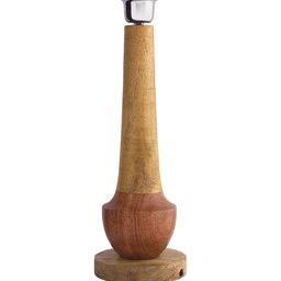 Homesake Brown & White Solid Handcrafted Bedside Standard Table Lamp with Shade image 5