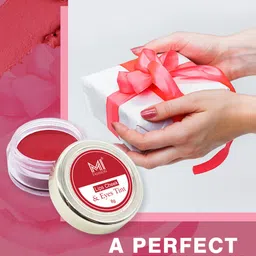 MI FASHION Set Of 2 Natural 3 In 1 Lips Cheek & Eyes Tint 8g Each - Peach & Red image 4