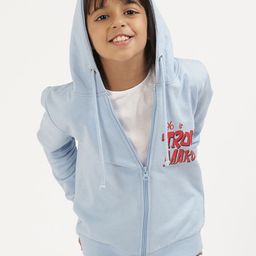 Nap Chief Girls Minnie Mouse Printed Hooded Sweatshirt-image-44