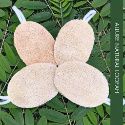 ALLURE Set Of 4 Natural Bath Loofah-1