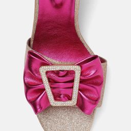 CORSICA Block Heels with Bow Accent image 5