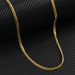 Priyaasi Men Gold-Plated Metal Lobster Closure Necklace-image-44