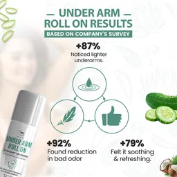 TNW the natural wash Set of 4 Cucumber Aloe Vera Under Arm Roll On Deodorant 50ml Each image 3