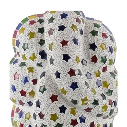 Devansh Multicoloured Ganesh Ji Contemporary Flush Mount Light image 5