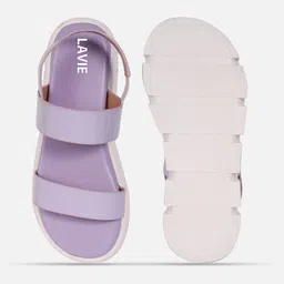 Lavie Two Strap Open Toe Flatform Heels With Backstrap image 3