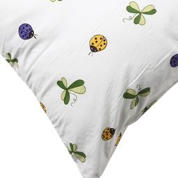 Contrast Living Set Of 2 White & Green Quirky Printed Square-Shape Cushion Cover image 4