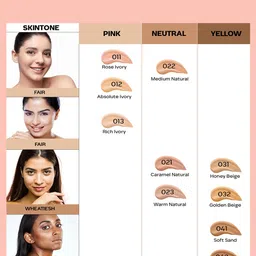 FACES CANADA 3-in-1 All Day Hydra Matte SPF30 Foundation 25ml - Golden Beige 032 image 2