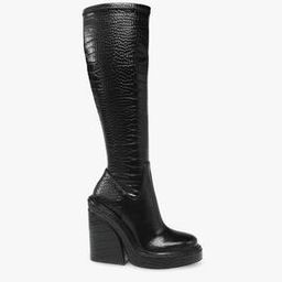 Aligned Knee-Length Dress Boots-image-13