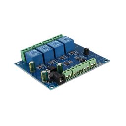 7-24V Modbus RTU 4, Channels Relay Module, RS485/TTL Anti-Reverse, Connection image 3