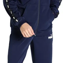 Tape Poly Suit Solid Men Track Suit-image-42