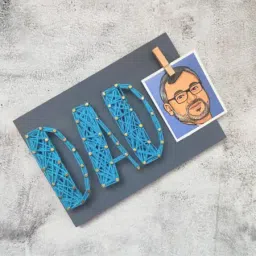 Personalized Father's Day String Art Frame-picture-1