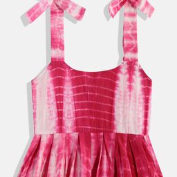 Vastrarth Girls Tie & Dye Organic Cotton Peplum Top-picture-44