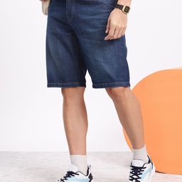 Aeropostale Men Pure Cotton Denim Shorts-image-91
