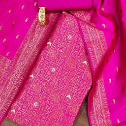 MANVAA Embellished Unstitched Dress Material-picture-10