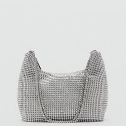 MANGO Embellished Structured Shoulder Bag-picture-7