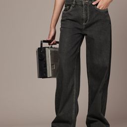 The Roadster Life Co. Women Pure Cotton 90's Baggy Fit Low-Rise Jeans-image-63
