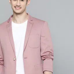 Mast & Harbour Men Textured Single-Breasted Casual Blazer-image-71