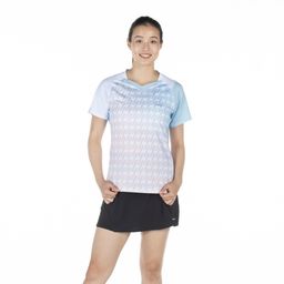 WOMEN BADMINTON T SHIRT LITE 560 WHITE-image-74