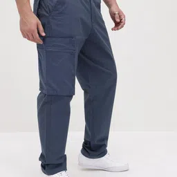The Roadster Life Co. Men Mid-Rise Pure Cotton Relaxed Fit Cargos-image-71