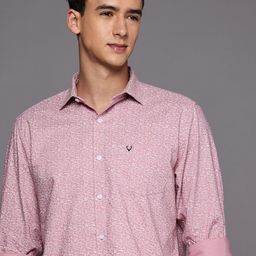 Allen Solly Pure Cotton Tropical Printed Sport Fit Casual Shirt-image-18