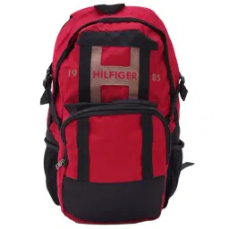 Tommy Hilfiger Biker Club 20 Ltrs Red & Black Large Laptop Backpack-30