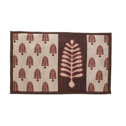 SWAYAM Brown & Beige Printed Reversible Set of 6 Tablemats image 2
