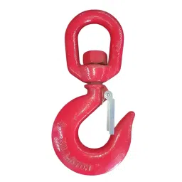 Finbeat Swivel Hook Load Capacity 3 Ton (3000 Kg) Alloy Steel Red for Lifting, (Pack of 5)-3