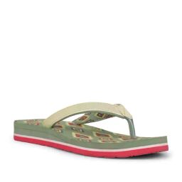 Bata Women's Green Flip Flops-picture-21