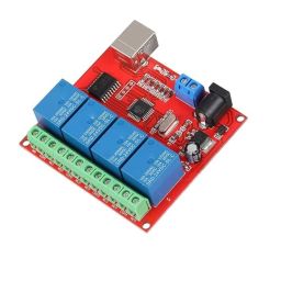 DC 5V 4 Channel Relay Module USB Control PC/PLC Controlled 4 Channel Relay USB Switch 4 Channel Relay Module With USB Interface For Computer PC and PLC Applications - RS6000DC 5V 4 Channel Relay Module USB Control PC/PLC Controlled 4 Channel Relay USB Switch 4 Channel Relay Module With USB Interface For Computer PC and PLC Applications - RS6000 image 3