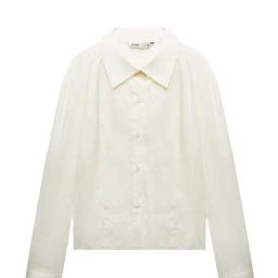 MIXXO Ivory Pin Tuck Regular Fit Shirt-picture-41