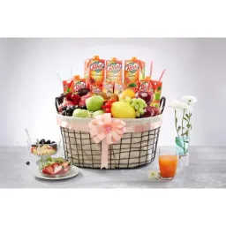 NATURALLYOURS Black Iron Wire Storage Basket - Set of 1-image-7