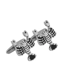 Alvaro Castagnino Silver Solid Cufflinks-41