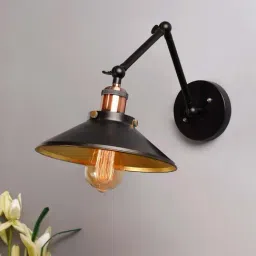 Homesake Black Edison 360 Cone Shade Wall Lamp - Set of 1-image-61