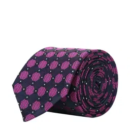 Peter England Purple Woven Tie-picture-31
