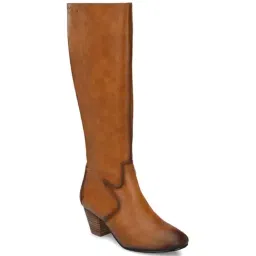 Delize Women's Tan Casual Booties-image-15