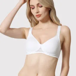 Van Heusen Comfort Fit Anti Bacterial Wireless Solid Shaper Bra - White-15