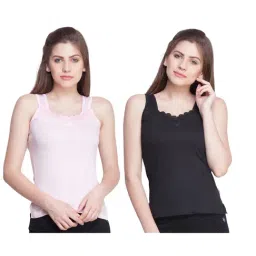 Dollar Missy Black & Pink Camisole Pack of - 2-image-52