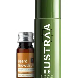Ustraa O.G Deodorant & Beard Growth Oil - Set of 2-18