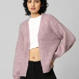 Only Pink Regular Fit Cardigan-image-99
