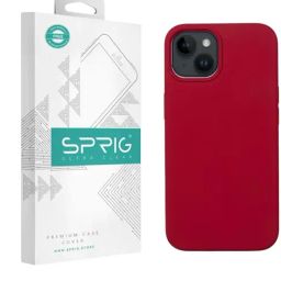 Sprig Liquid Silicone Back Cover for APPLE iPhone 14 Plus (Red)-image-125