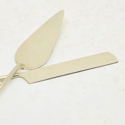 Westside Home Gold Dessert Server (Set of 2) image 3