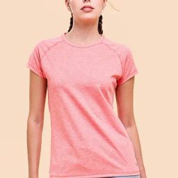 Enamor Peach Printed Sports T-Shirt-image-73