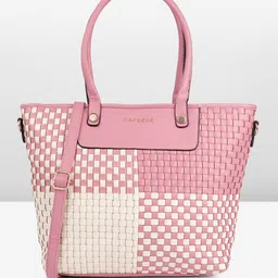 Caprese Textured Structured Shoulder Bag-50