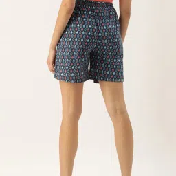 Kryptic Navy Printed Shorts image 2