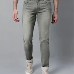 Cantabil Green Denim Regular fit Solid Jeans-image-10